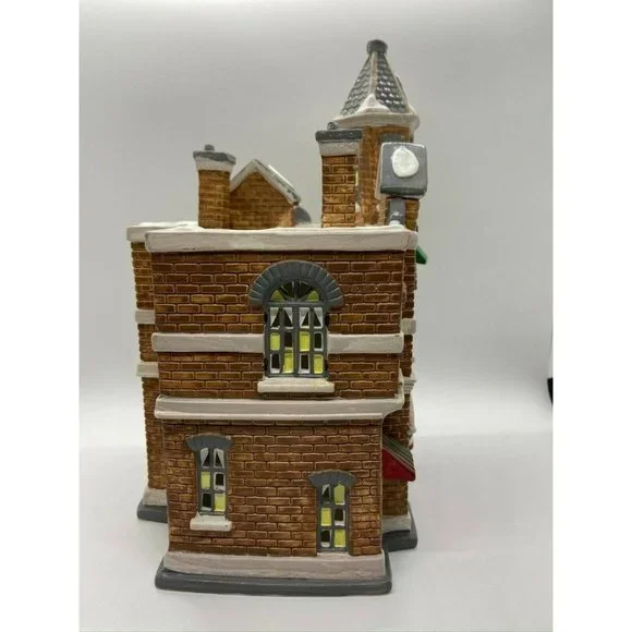 Dept 56 Snow Village - Jack's Corner Barber Shop
